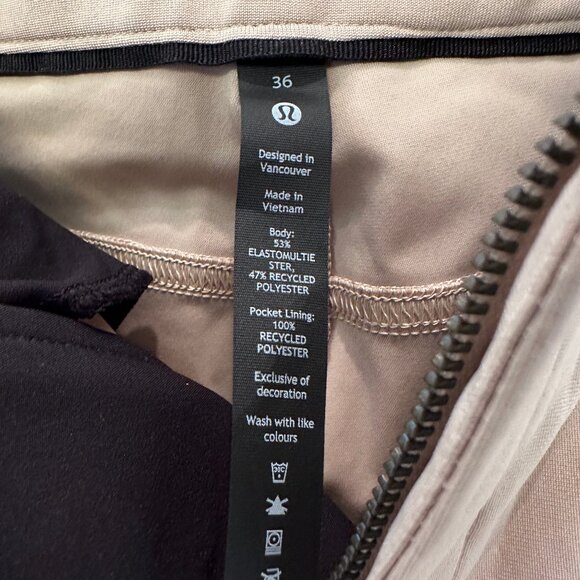Lululemon ABC Classic-Fit 5 Pocket Pant (hemmed, see description) - Picture 5 of 8